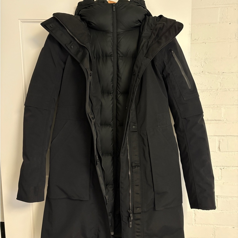 Lululemon Black Puffer + Rain Shell Jackets